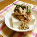 komutatata's cooksnap of when they made ささみとオクラの明太子和え～わさびマヨ～.