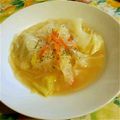 まいぴよたん's cooksnap of when they made 残った餃子でスープ餃子♪.
