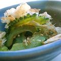 oBsession's cooksnap of when they made ゴーヤのお浸し.