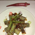 ミロ9607's cooksnap of when they made シロさんのオクラのおかか炒め.
