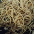 kumiれぽ's cooksnap of when they made ブリの照り焼きリメイク☆パスタ.