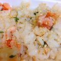 marquee＊'s cooksnap of when they made 焼き明太子と大葉の混ぜご飯.