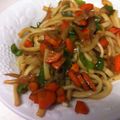 oharu1983's cooksnap of when they made オイスターソースで焼きうどん.