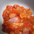 J・0505's cooksnap of when they made 簡単おかず…ウィンナーと野菜のトマト煮.