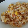 ワガmama's cooksnap of when they made 余り物でも美味しい！鮭チャーハン♪.