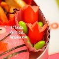 ruruchirin's cooksnap of when they made キャラ弁に赤ウィンナーで簡単チューリップ.