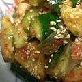 masu1004's cooksnap of when they made きゅうりのキムチ和え(オイキムチもどき).