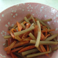☆ポコちゃん☆'s cooksnap of when they made うちの簡単きんぴらごぼう♡小分けに冷凍♡.