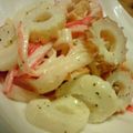 たもたん's cooksnap of when they made マヨッ★かにかまとちくわ.