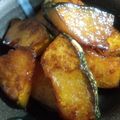rika125's cooksnap of when they made カボチャのハニーガーリック炒め.