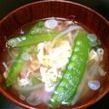 まみをT∨T's cooksnap of when they made 絹さやのふんわりかに玉スープ.