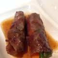 feel872's cooksnap of when they made 豚バラで野菜ロール照り焼き.