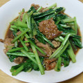 くしまな's cooksnap of when they made 豚こま©こまつな炒め.