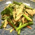 こいぬたろう's cooksnap of when they made 豚とニラのスタミナ炒め☆夏バテ知らず.