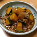 ayamt's cooksnap of when they made 放置レシピ♪かぼちゃのそぼろ煮物.