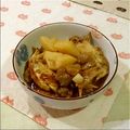 きつねとぶどう's cooksnap of when they made 手羽元とコンニャク・ネギの生姜煮込み.