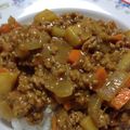 にゃはポン's cooksnap of when they made トマトの水分だけで簡単キーマカレー♪.