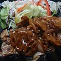 くみちょ～～'s cooksnap of when they made ポークソテー★タマネギとマッシュルームのソース.