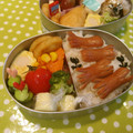 m@n@'s cooksnap of when they made おさかなソーセージ入りの卵焼き♪.