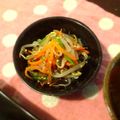 rin♡ss's cooksnap of when they made 健康レシピ☆彩野菜の簡単ナムル　.