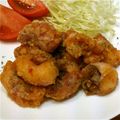 のまほん's cooksnap of when they made たこのプリプリ☆ピリ辛唐揚げ♪.