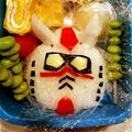 いちごてんと's cooksnap of when they made キャラ弁★ガンダム.