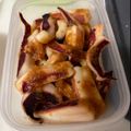 居候です。's cooksnap of when they made あと1品☆ボイルイカで生姜焼き.