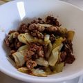 Munyako's cooksnap of when they made 大皿で❢ ひき肉とキャベツの甘味噌炒め.
