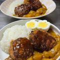 ★なみ☆'s cooksnap of when they made カレーを三日月に注ぐと可愛いかな？.