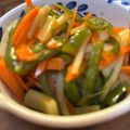momi's cooksnap of when they made じゃがいもと人参とピーマンの彩りきんぴら.