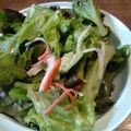 ばたみそーぱん☆'s cooksnap of when they made レタスとカニかまのさっぱりマリネ.