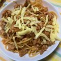 ゆかっち07's cooksnap of when they made ポークチャップスパゲティ.