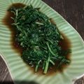 xxxmiyuxxx's cooksnap of when they made 春菊のにんにく炒め.