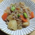 みなあゆママ's cooksnap of when they made 我が家の定番！ミンチじゃが（肉じゃが）.
