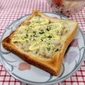 在宅勤務のおじさん's cooksnap of when they made 朝食ランチトースト☆ツナマヨピザトースト.
