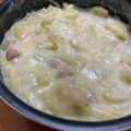 UAママ's cooksnap of when they made マカロニもそのまま入れて牛乳グラタン.