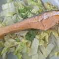 ひぃちゃんひー's cooksnap of when they made 超楽々 鮭でチンチンレンジ蒸し作ります。.