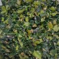 たかたかきよきよ(たかきよ)'s cooksnap of when they made 大根の葉の炒め！ごま油が効いて旨い♡.