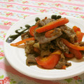 赤い電話's cooksnap of when they made お弁当に♪簡単牛肉とピーマンの炒め物.