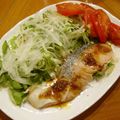 milkmiku39's cooksnap of when they made 鮭のニンニクバター醤油.