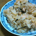モザイクカケラ's cooksnap of when they made 秋鮭と塩昆布の炊き込みご飯.