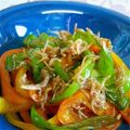 ニコニコまっきー's cooksnap of when they made おじゃこピーマンε-(´∀｀ ).