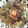 pekohiyo's cooksnap of when they made ふわとろ納豆パスタ.