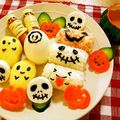 yurizumi's cooksnap of when they made ✿俵おにぎりでハロウィン✿.