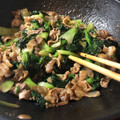 羽尼うに's cooksnap of when they made タアサイと豚バラの中華オイスター炒め.