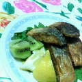 キョク's cooksnap of when they made 子供と作る鯖のジューシー竜田揚げ.