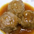まさむにゃ。's cooksnap of when they made お弁当にも♪あんかけミートボール♪.