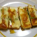 Haru Haru's cooksnap of when they made 紅ショウガで☆厚揚げチーズ焼き.