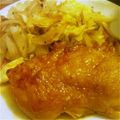 そもそもさん's cooksnap of when they made 鶏の照焼き☆キャベツのレモンマスタード添.