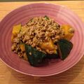 mikako318's cooksnap of when they made カボチャと挽肉の煮物.